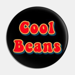 Cool Beans Groovy Hipster - Trending Young Life Pin