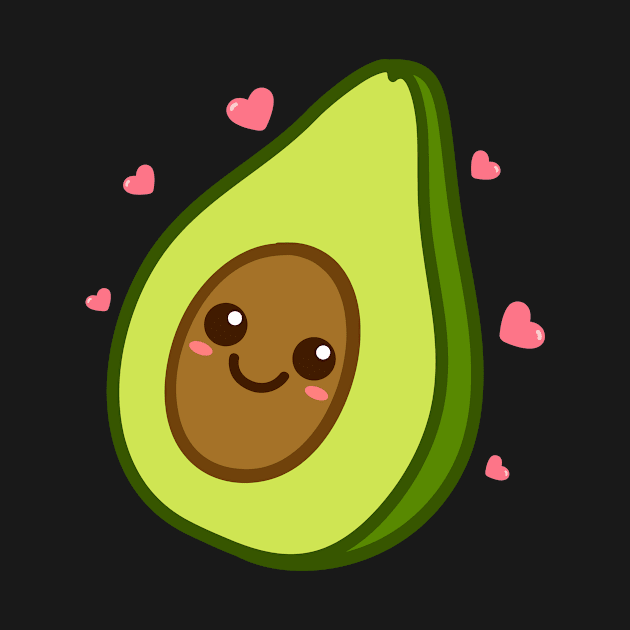 Kids Toddler Avocado Shirt by redbarron