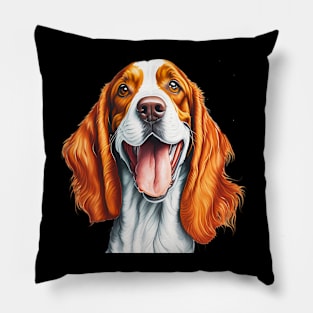 Brittany Spaniel Dog Pillow