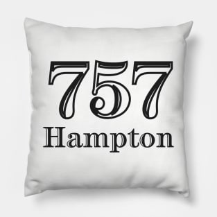 Hampton 757 Virginia USA Pillow