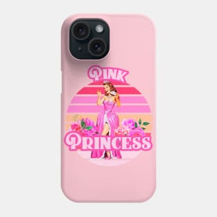 Pink Aesthetic: Pink Princess, Pink Kawaii Roses, Pink Lover, Pink Vintage Retro Sunset Phone Case