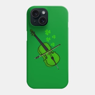 Cello St Patrick's Day Cellist Irish Musician Phone Case