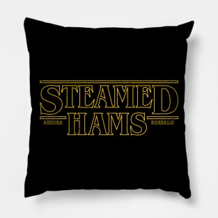 Stranger Hams (Aurora Borealis Edition) Pillow