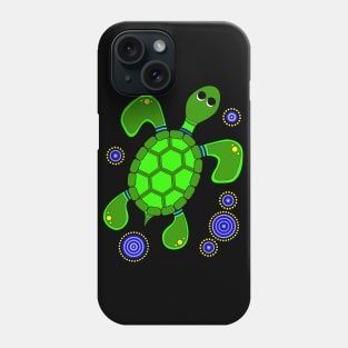 Aboriginal Art - Turtle Full Phone Case