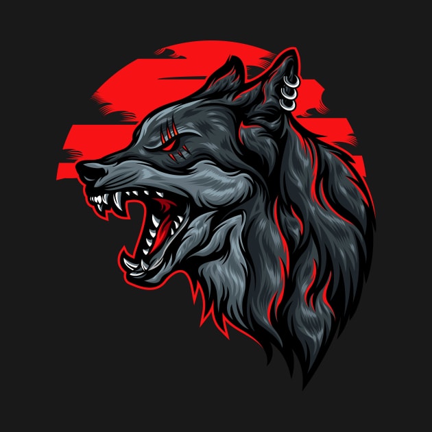 Scar Wolf by D3monic