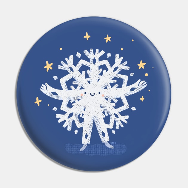 Snowflake Pin by Tania Tania