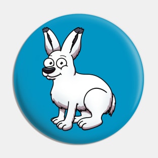 Cute Arctic Hare Pin