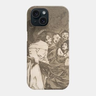 Swallow It, Dog by Francisco Goya Phone Case