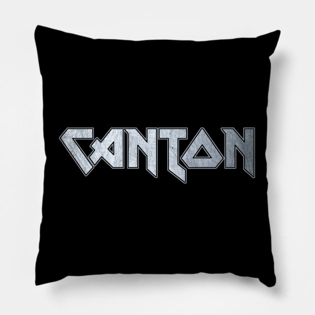 Canton OH Pillow by Erena Samohai