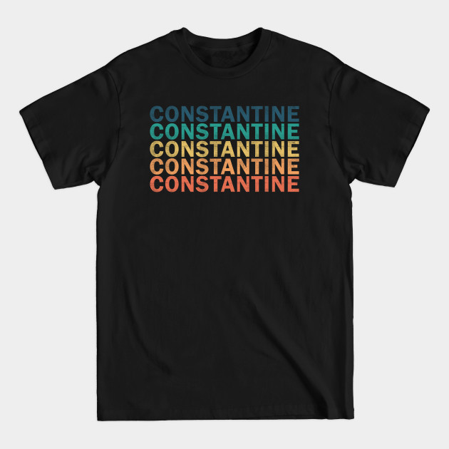 Discover Constantine Name T Shirt - Constantine Vintage Retro Name Gift Item Tee - Constantine - T-Shirt