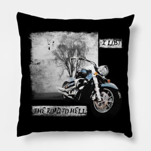 road to hell Pillow