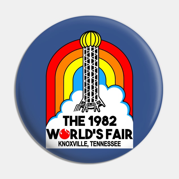 '82 Sunsphere Pin by BigOrangeShirtShop