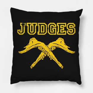 Judge New York Crew Parody Judges Hardcore Punk Pillow