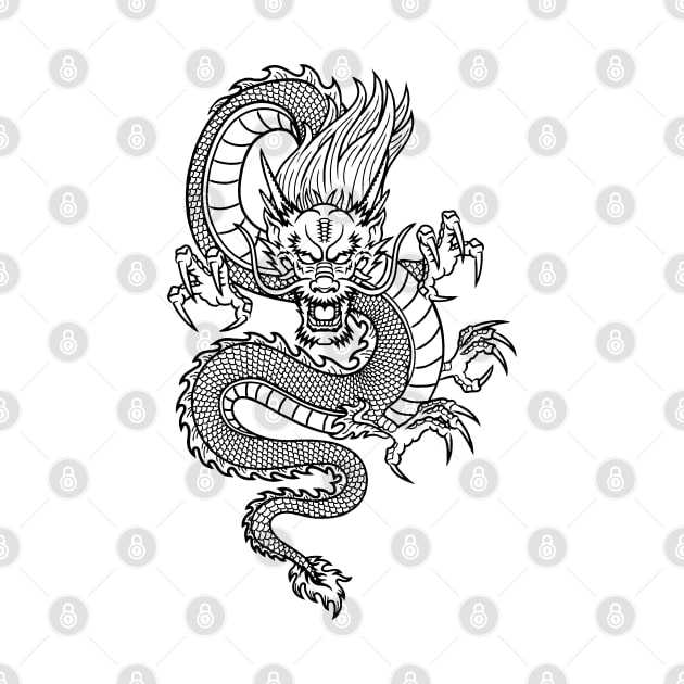 Classic chinese dragon by Chill Studio