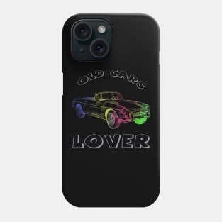 Old cars lovers bright colors design Phone Case