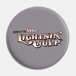 Lightning Gulp Logo Pin