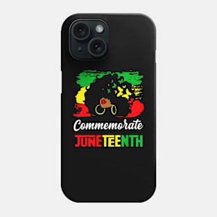 Juneteenth Afro Woman Black Queen African American Phone Case