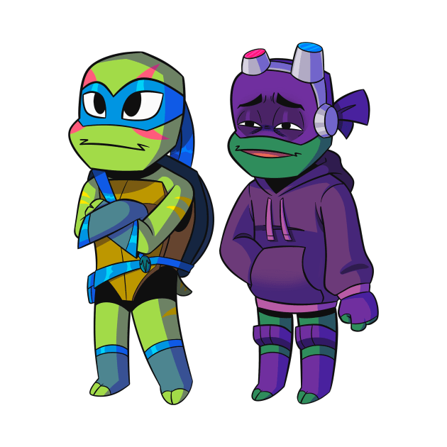 Turtle Twins by angelicneonanime