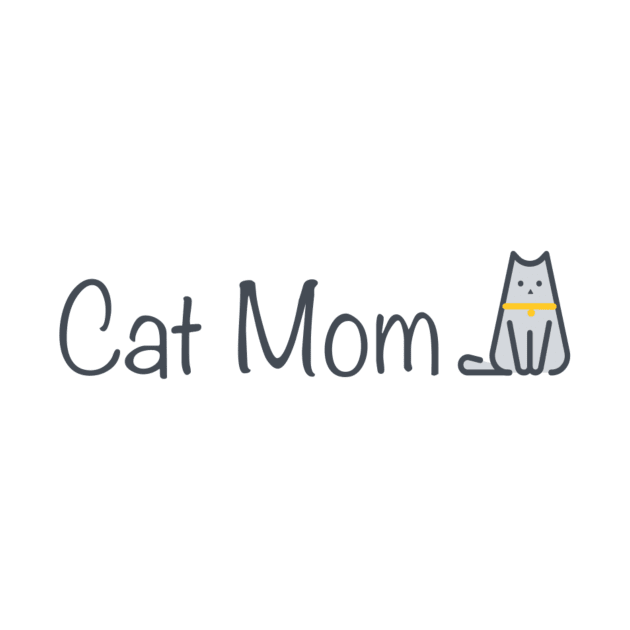 Simple Cat Mom Design by Statement-Designs