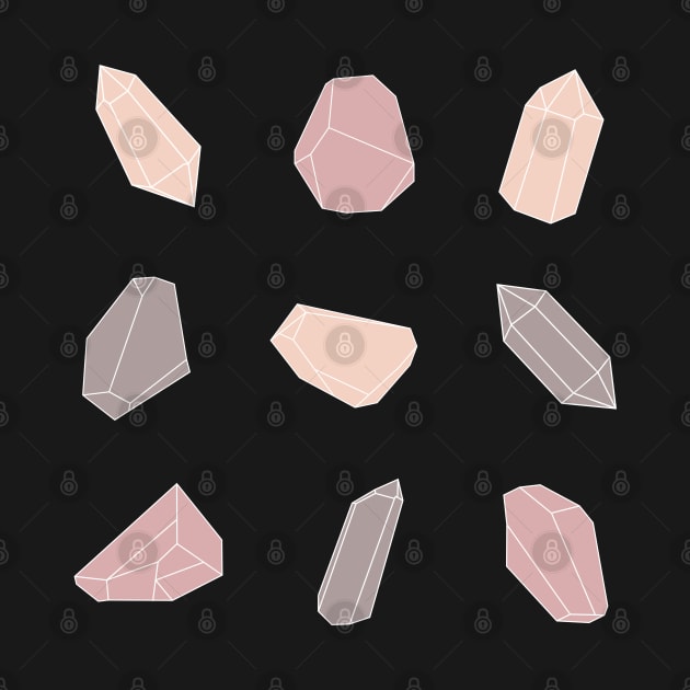 Witch aesthetic pastel crystals by myabstractmind