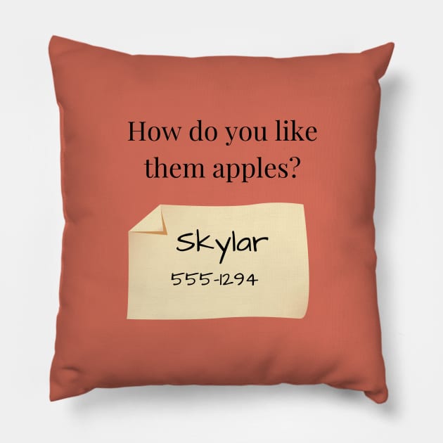 Good Will Hunting/Skylar Pillow by Said with wit