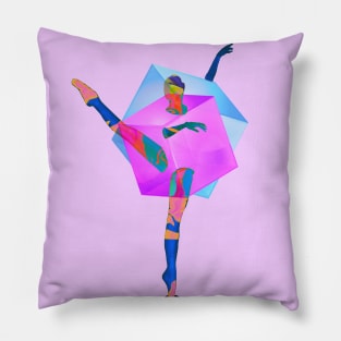 Illustration -Boxed ballerina Pillow