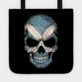 Scottish Flag Skull Tote