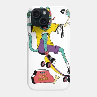 weird cat Phone Case