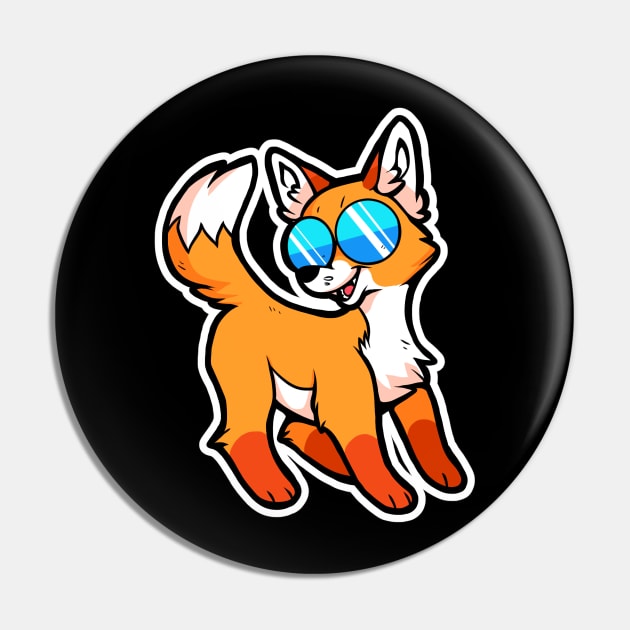 Rad Fox Pin by arkay9