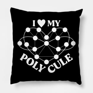 I heart my Polycule Pillow