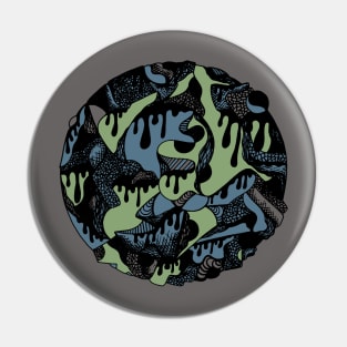 Mellow Cool Circle of Drip Pin