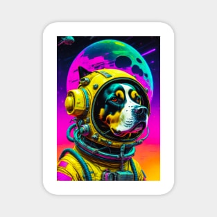 Inspirational Dog in Space Magnet