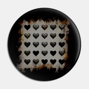 Gothic Horror Dark Hearts Pin