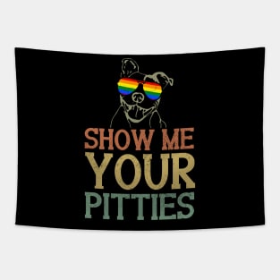 Show Me Your Pitties LGBT Pride Tapestry