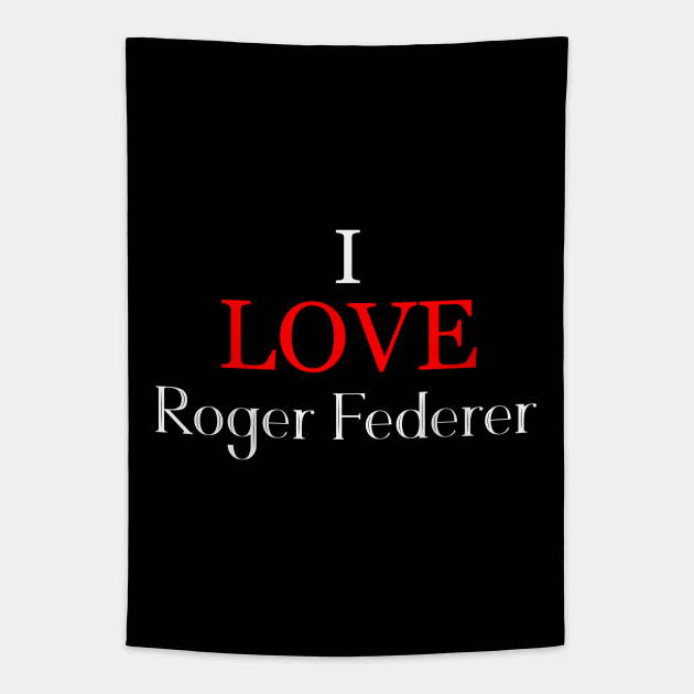 Roger Federer Tapestry by Word and Saying