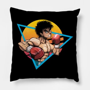 Retro Kamogawa Boxing Gym Art Character Pillow