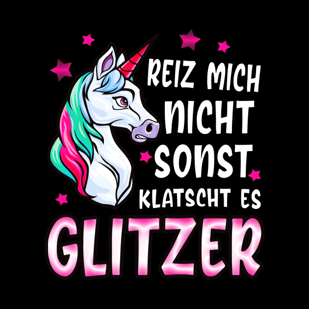 Reiz mich nicht Einhorn lustiges Frauen Geschenke by Foxxy Merch