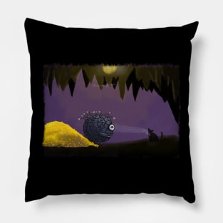 Beholder With A Friend Pillow