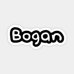 Handwritten Bogan Magnet