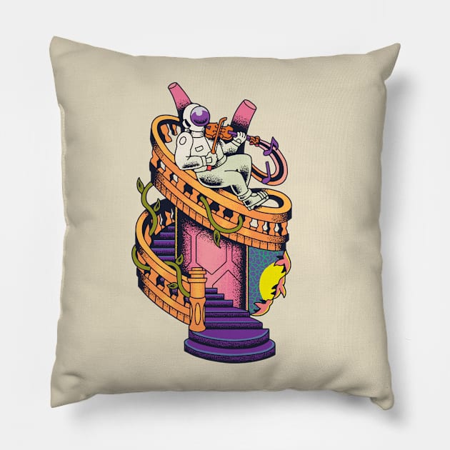 Love for civilization Pillow by rintoslmn