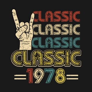 Rock Music Retro Classic 1978 T-Shirt