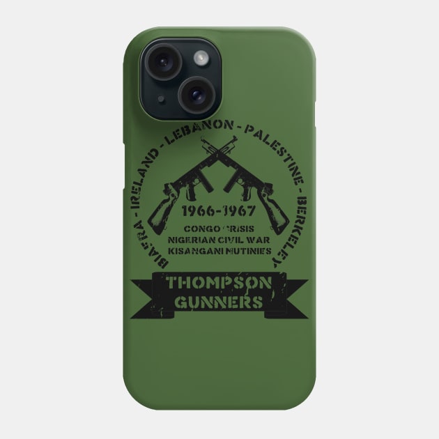 Thompson Gunners - Roland the Headless Thompson Gunner, Warren Zevon Vintage Phone Case by SpaceDogLaika