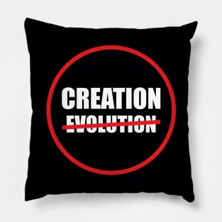 Creation NOT Evolution Pillow