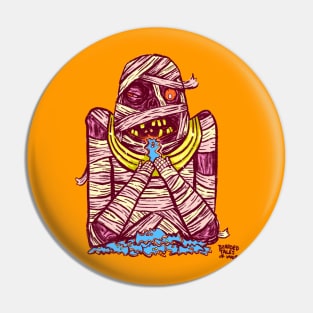 Monster Cookie Mummy Pin