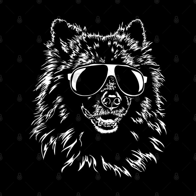 Funny  Keeshond sunglasses cool dog mom by wilsigns