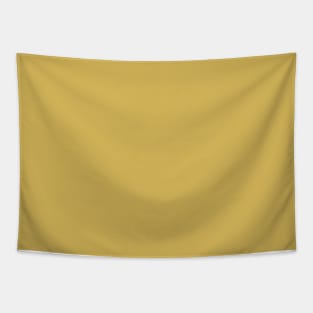 Flaxen Yellow Plain Solid Color Tapestry