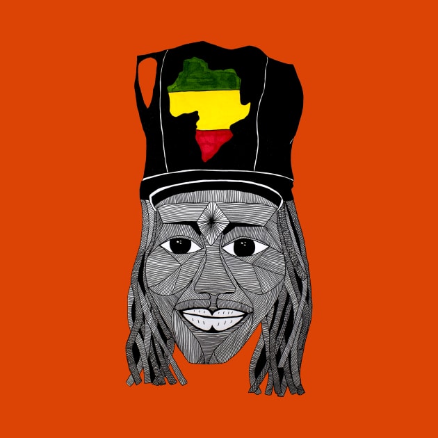 Mr Reggae Ambassador - Hand drawn by JadeHylton