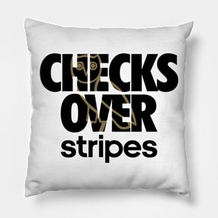 CHECKS OVER STRIPES Pillow