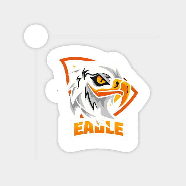 eagle face Magnet by This is store