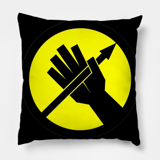 SCP Foundation MTF Alpha-1 "Red Right Hand" Pillow by SarjisHemmo.com